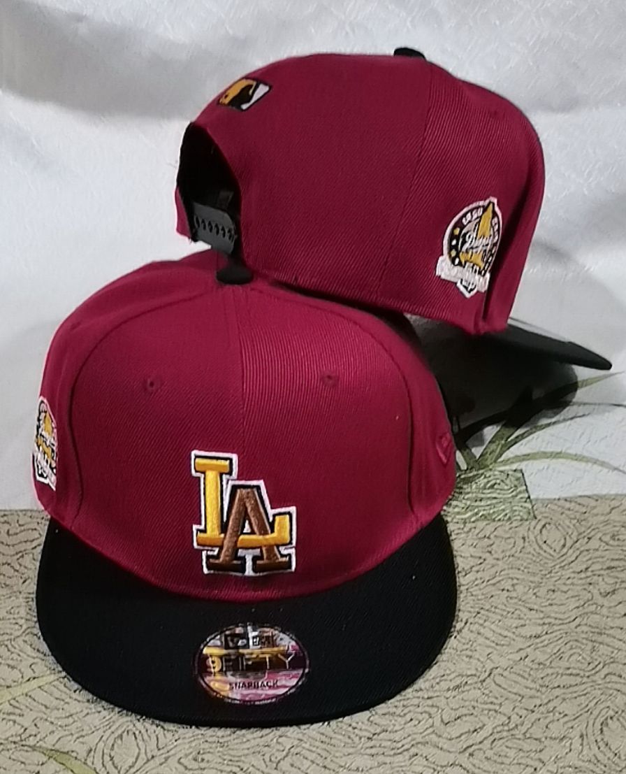 2025 MLB  Los Angeles Dodgers red hat YS->mlb hats->Sports Caps